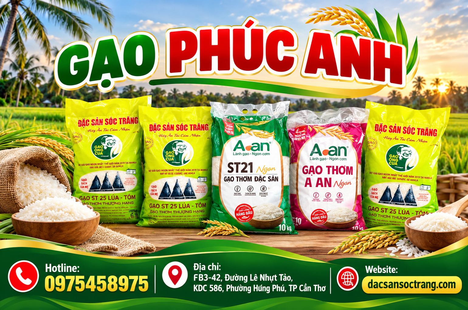mua gạo giá rẻ tại Cần Thơ