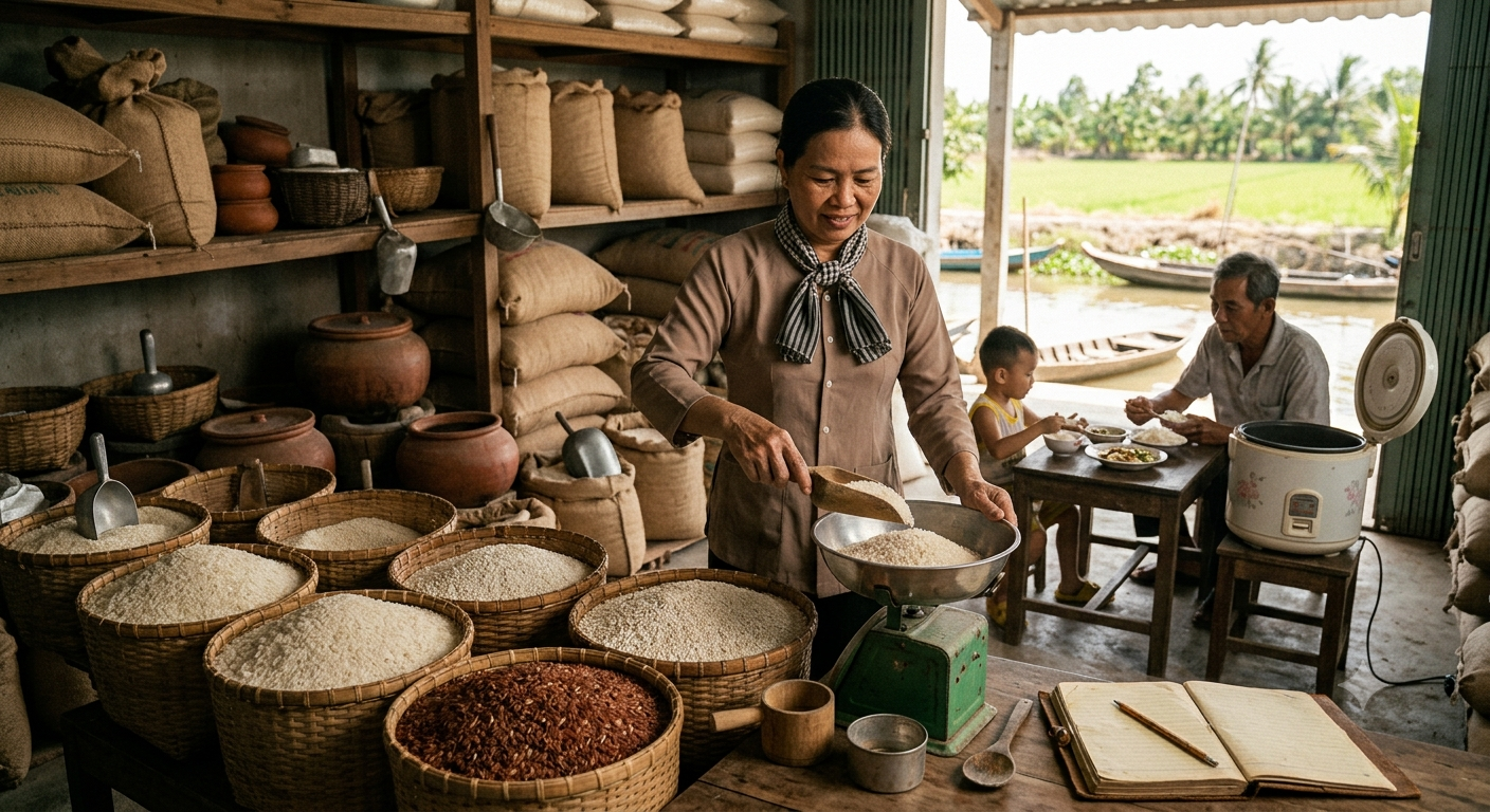 Các yếu tố quan trọng cần xem xét khi ước lượng mức sử dụng gạo